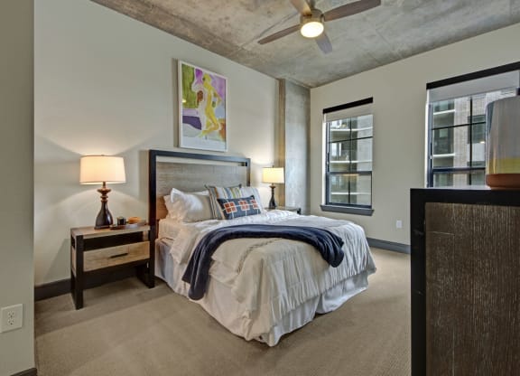 Well Decorated Bedroom at The Case Building, Texas, 75226