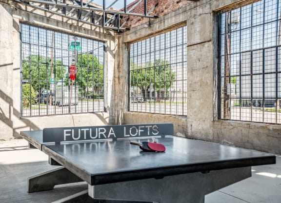 Ping Pong Table at Futura Lofts - Deep Ellum Lofts, Dallas, Texas, TX
