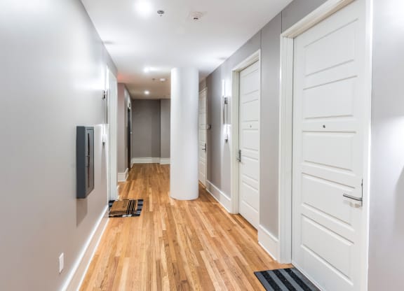 Mid Elm Lofts Hallway in Dallas, TX