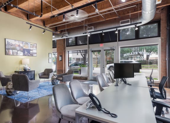 Leasing Office Interior at The Murray Lofts - Deep Ellum Lofts, Dallas, Texas, TX