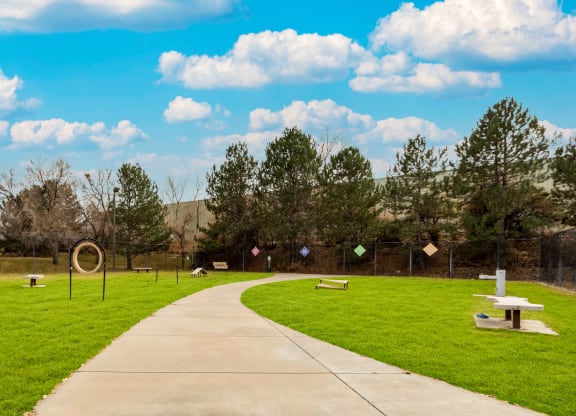Dog Park at Greensview Apartments in Aurora, Colorado, CO