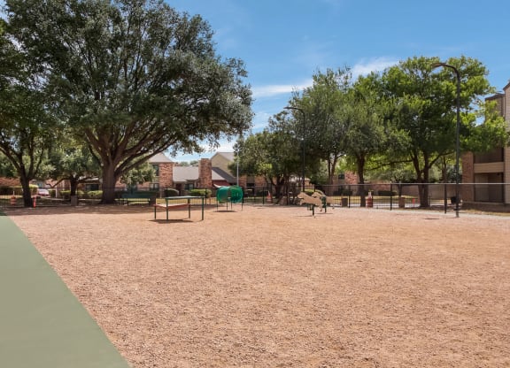 Dog Park at Vista Crossing Apartments in San Antonio, TX