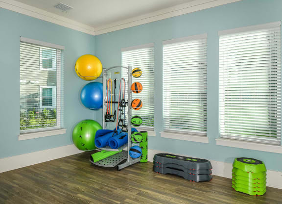 Fitness Center 1 at Dunedin Commons Apartment Homes in Dunedin, Florida, FL