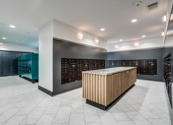 Mail Room at Epoch on Eagle Apartments in Denton, Texas, TX