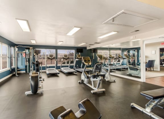 Fitness Center at Greensview Apartments in Aurora, Colorado, CO