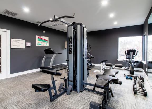 Fitness Center at The Players Club Apartments in Nashville, TN