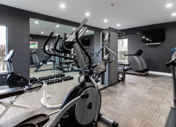 Fitness Center at The Players Club Apartments in Nashville, TN