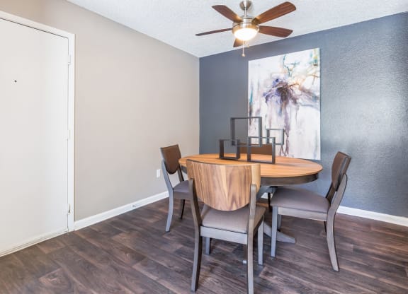Model Unit Dining Room at Greensview Apartments in Aurora, Colorado, CO