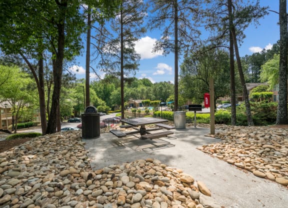 Grill Area at Oakley Run Apartments in Smyrna, Georgia, GA