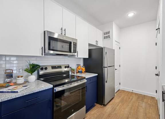 Hillside on Parmer Lane Apartments in Austin Tx Model Unit Kitchen