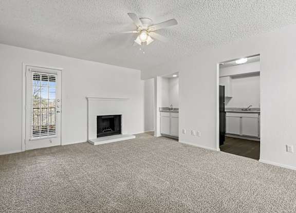 2 Bedroom Living Room at Heritage Square in Waco, TX