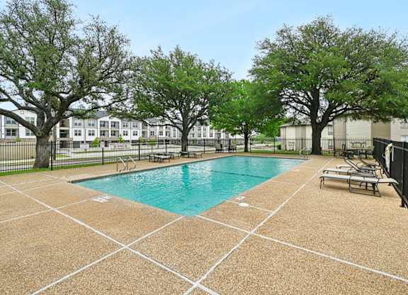 Pool at Heritage Square Apartments in Waco, TX