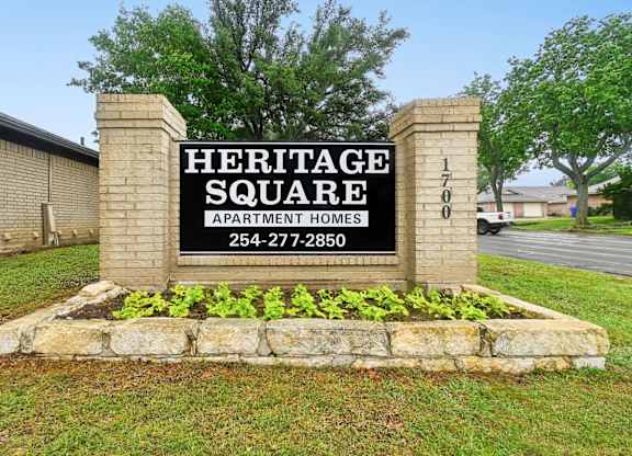Heritage Square Apartments Property Sign