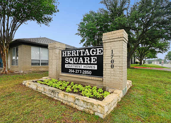 Heritage Square Apartments Property Sign