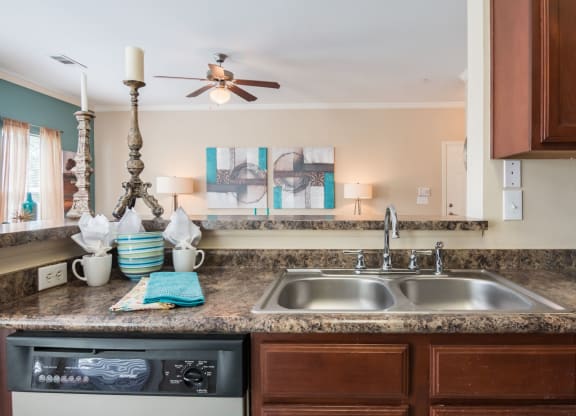 Model Kitchen at Island Park Apartments in Shreveport, Louisiana, LA