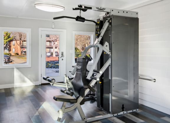 the gym at Johnston Creek Crossing in Charlotte, NC