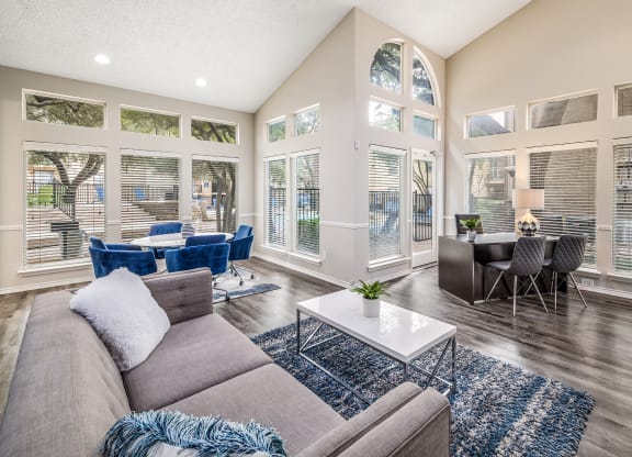 Leasing Office Seating Area at The Park on Preston in Dallas, Texas, TX