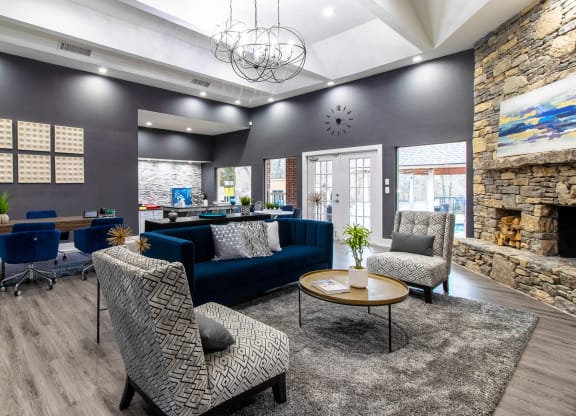 Leasing Office Interior at The Players Club Apartments in Nashville, TN