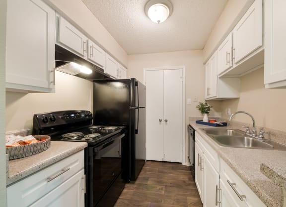 Model Kitchen at Vista Crossing Apartments in San Antonio, TX