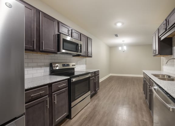 Model 1 Kitchen at Capital Grand Apartments in Tallahassee, FL