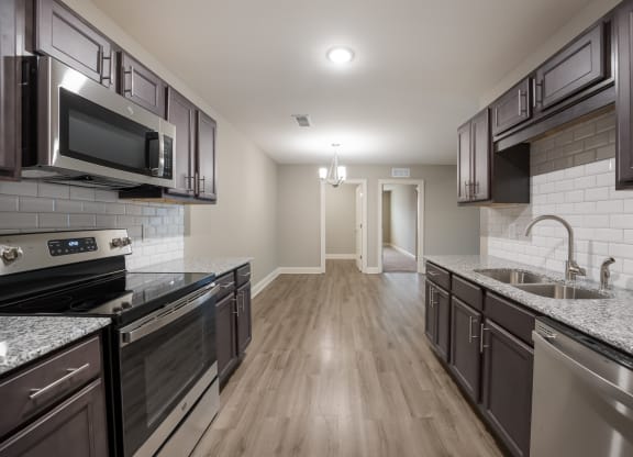 Model 3 Kitchen at Capital Grand Apartments in Tallahassee, FL