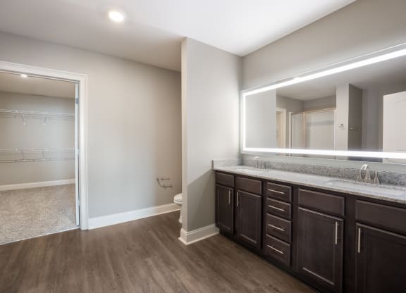 Model 2 Bathroom at Capital Grand Apartments in Tallahassee, FL