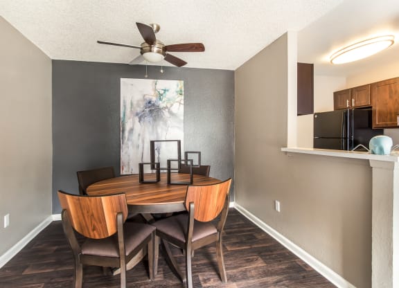 Model Unit Dining Room at Greensview Apartments in Aurora, Colorado, CO