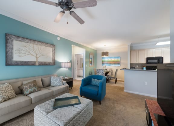 Model Living Room View 2 at Sundance at Clermont in Clermont FL