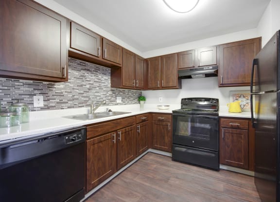 Model Kitchen at Reflections At Cherry Creek in Aurora, CO