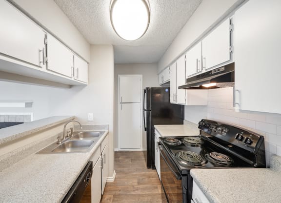 Kitchen at Polaris Apartment Homes in Irving, Texas, TX