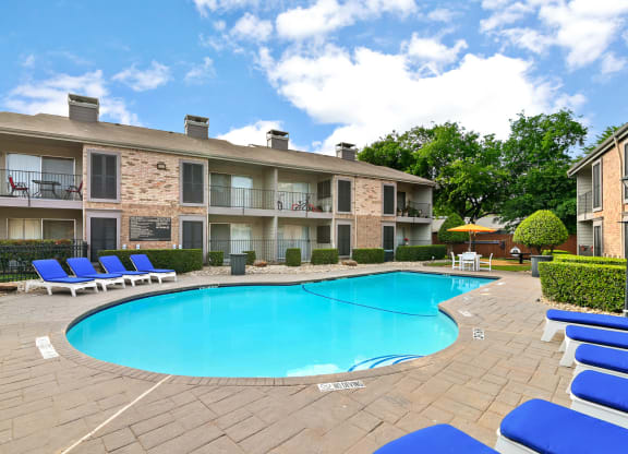 our apartments showcase an unique swimming pool