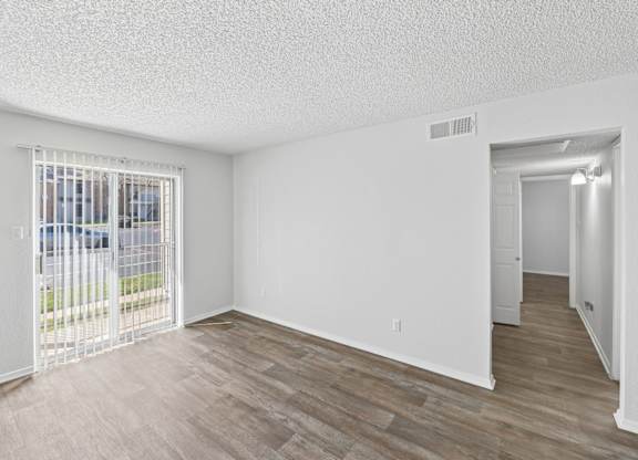 2 bedroom living room at Oaks of Denton in Denton, TX
