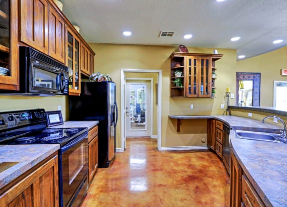 Leasing Office Kitchen 1 at On The Green in