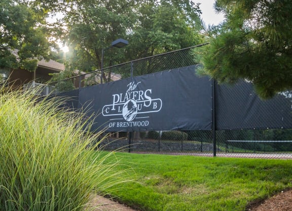 Tennis Court at The Players Club Apartments in Nashville, TN