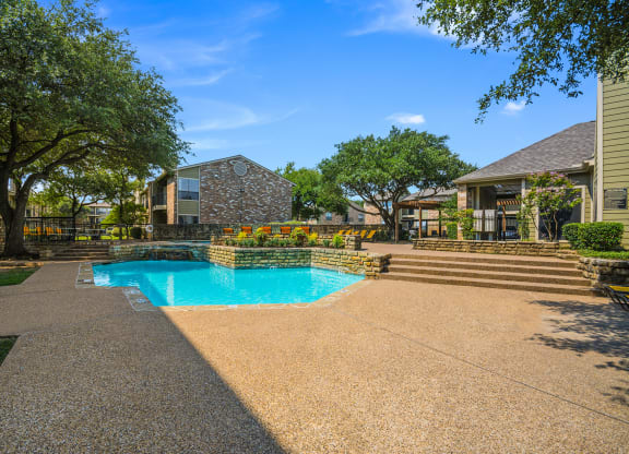 Pool at Lakeridge Apartment Homes in Irving, Texas, TX