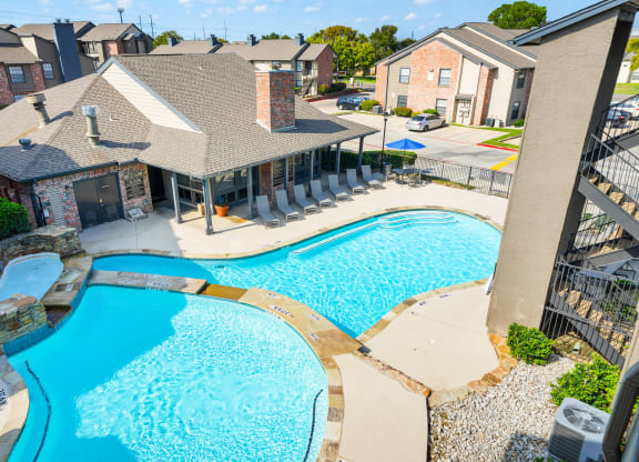 Pool Area at Polaris Apartment Homes in Irving, Texas, TX