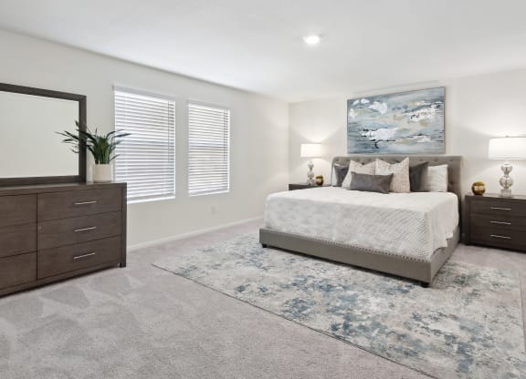 Spacious master bedroom in Poplar floor plan at Beacon at Ashley River Landing in Summerville, SC