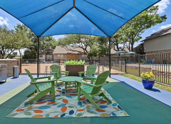 our apartments showcase a beautiful patio