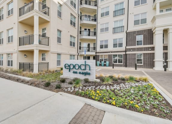 Property Signage View at Epoch on Eagle in Denton, TX