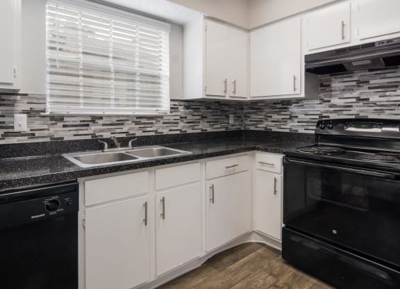 Kitchen at Preston Villas Apartment Homes, Dallas, Texas, TX