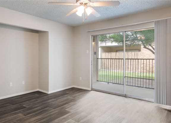 Living Room at Preston Villas Apartment Homes, Dallas, Texas, TX