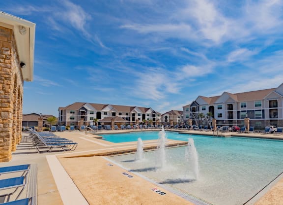 Sparkling Pool at Parkside Grand Apartments in Pensacola, FL