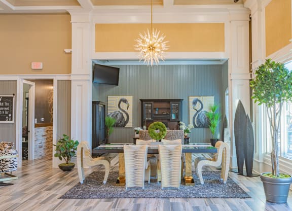 Clubhouse Interior at Parkside Grand Apartments in Pensacola, FL