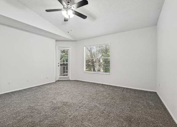 1 Bedroom living room at Reflections in Gainesville, FL