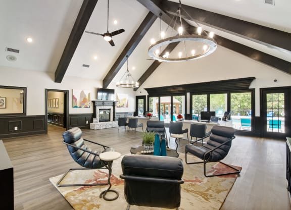 leasing office with chairs and big windows at Grand Reserve at Columbus Apartments in Columbus, Georgia, GA