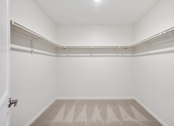 Large Master walk-in closet in Redbud floor plan at Beacon at Ashley River Landing in Summerville, SC