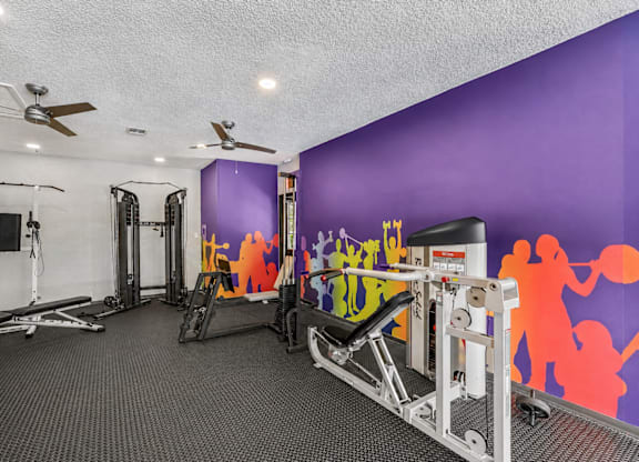 Fitness center at Reflections in Gainesville, FL