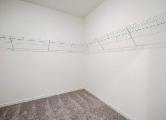 Sequoia master walk-in closet at Beacon at Ashley River Landing in Summerville, SC