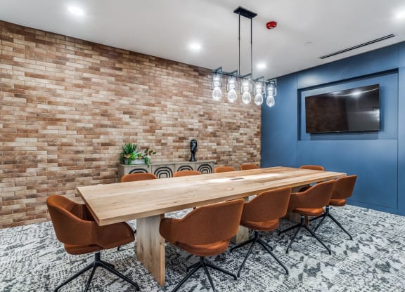 Meeting Space in the Conference Room at St. Elmo Apartment in Austin, TX