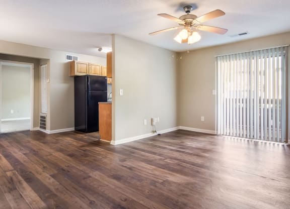 Model Living Room 1 at Stanford Village in Norcross, GA